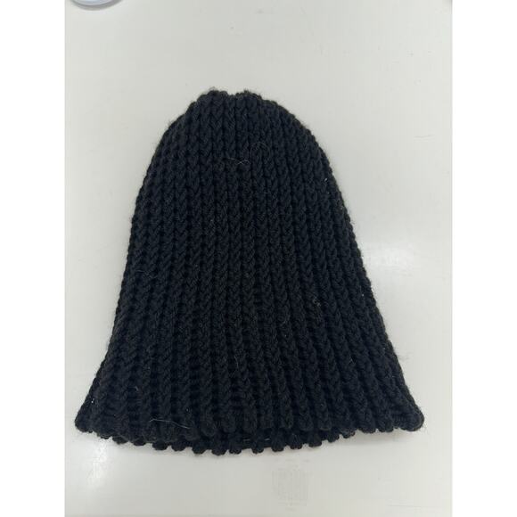 Unbranded Black Knit Beanie Winter Hat - Picture 3 of 7